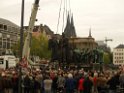 Reiterdenkmal kehrt zurueck auf dem Heumarkt P43